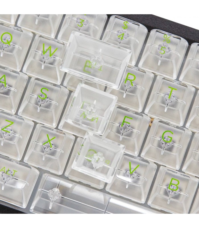 Akko ASA Clear Printed Keycap Transparent Fullset