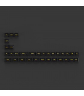 Akko ASA Clear Printed Keycap Black V2 Fullset