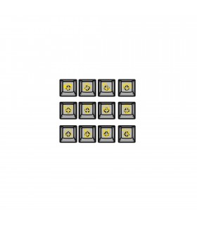 Akko ASA Clear Printed Keycap Black V2 Fullset