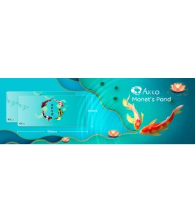 Akko Monet's Pond Deskmat