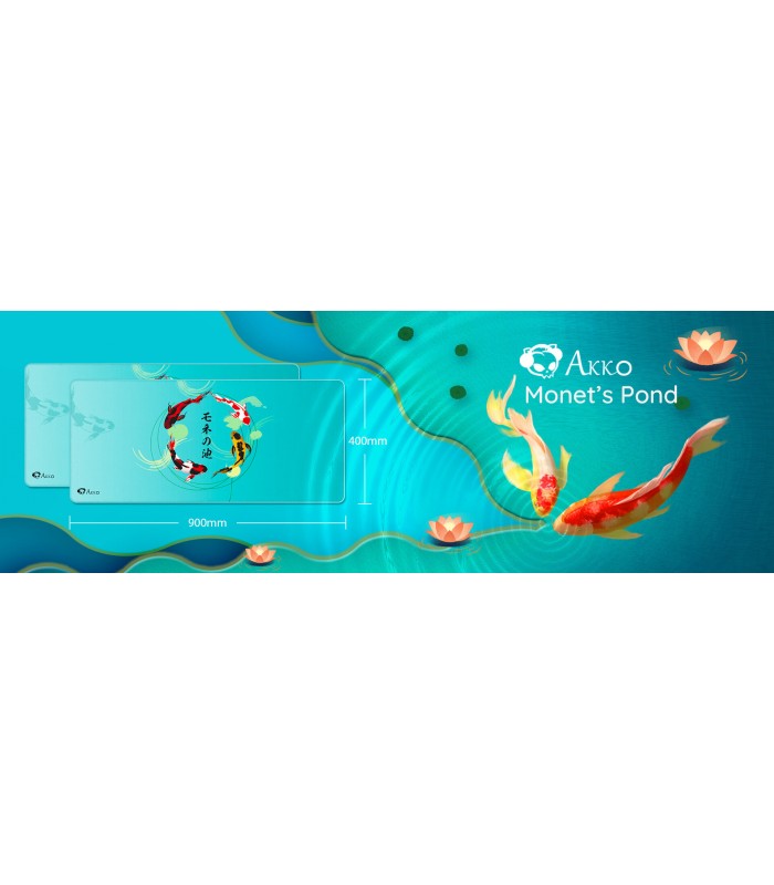 Akko Monet's Pond Deskmat