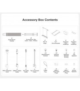 IQUNIX ZX-1 Air-Cooling Mini-ITX Case Navy Blue