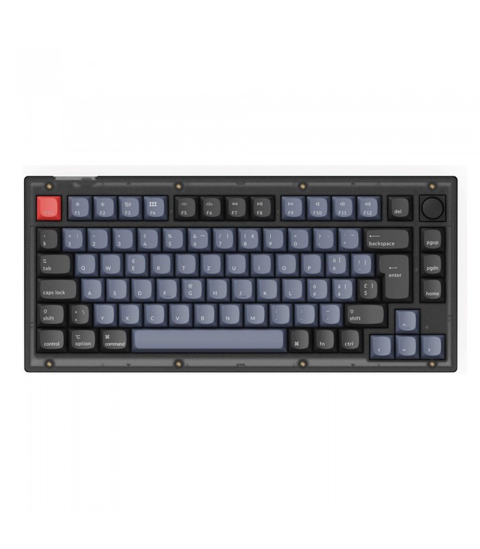 Keychron V1 Frosted Black Red Switch (CH) w/Knob