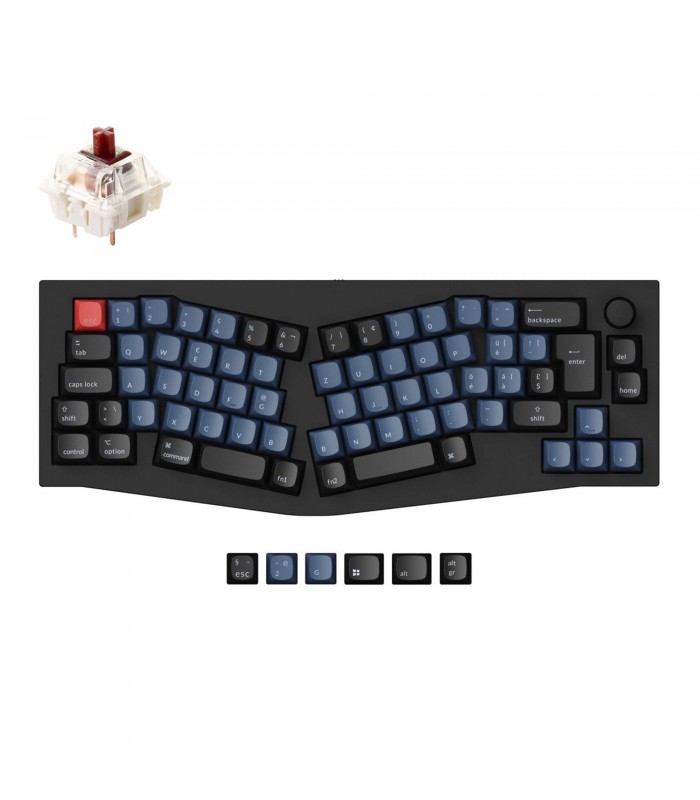 Keychron Q8 Black QMK Brown Switch (CH) w/Knob