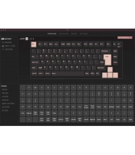 Keychron Q1 Black QMK Brown Switch (CH) w/Knob