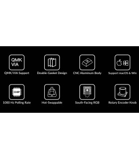 Keychron Q3 Black QMK Red Switch (CH) w/Knob