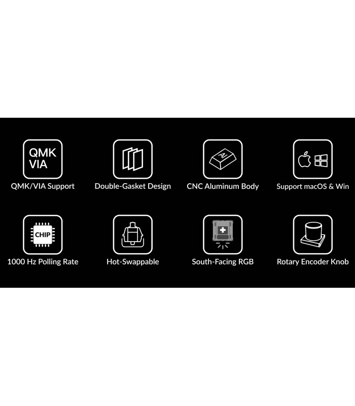 Keychron Q3 Black QMK Red Switch (CH) w/Knob