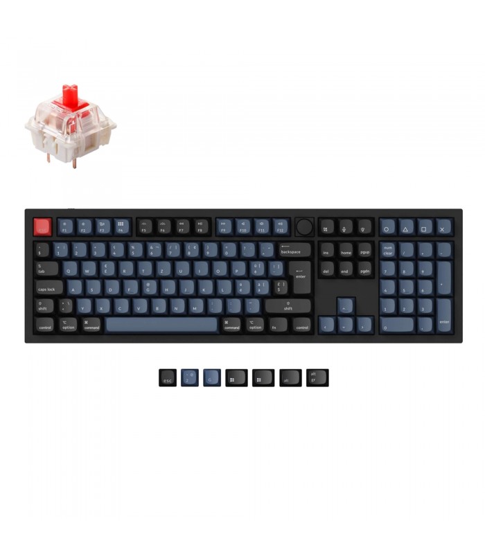 Keychron Q6 Black QMK Red Switch (CH) w/Knob