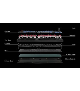 Keychron Q8 Black QMK Red Switch (CH) w/Knob