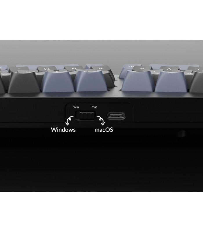 Keychron Q8 Black QMK Brown Switch (CH) w/Knob