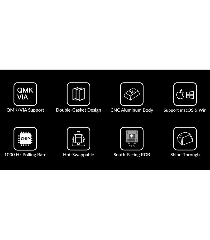 Keychron Q4 Black QMK Red Switch (CH)