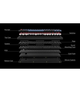 Keychron Q7 Black QMK Red Switch (CH)