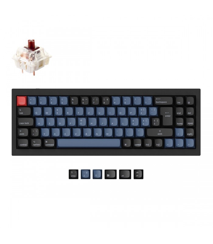 Keychron Q7 Black QMK Brown Switch (CH)