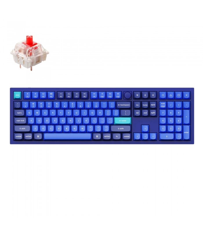Keychron Q6 Navy Blue QMK Red Switch (US) w/Knob
