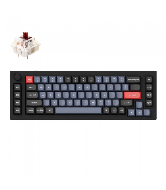 Keychron Q65 Black QMK Brown Switch (US) w/Knob