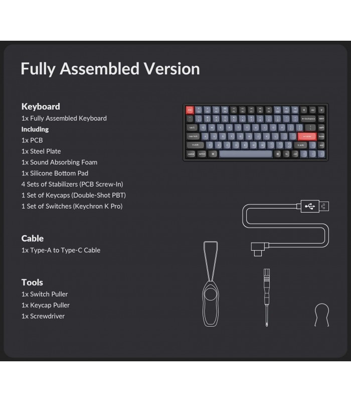 Keychron K2 Pro Red Switch RGB (US)