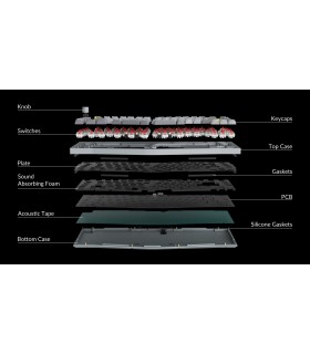 Keychron Q10 Black QMK Red Switch (US) w/Knob