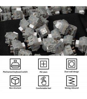 Kailh White Owl Box Switch 110pcs/Set