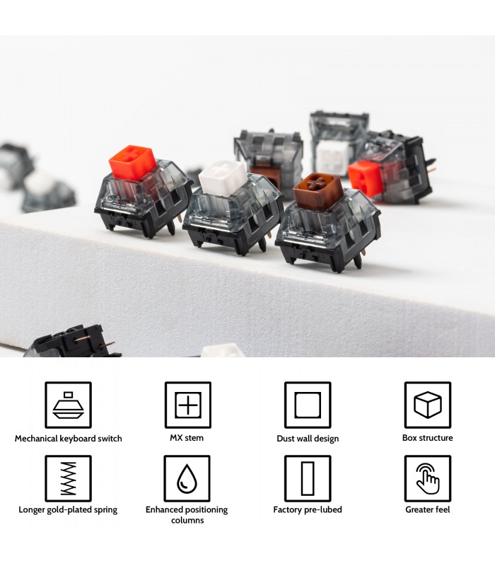 Kailh Box V2 Switch 110pcs/Set Red