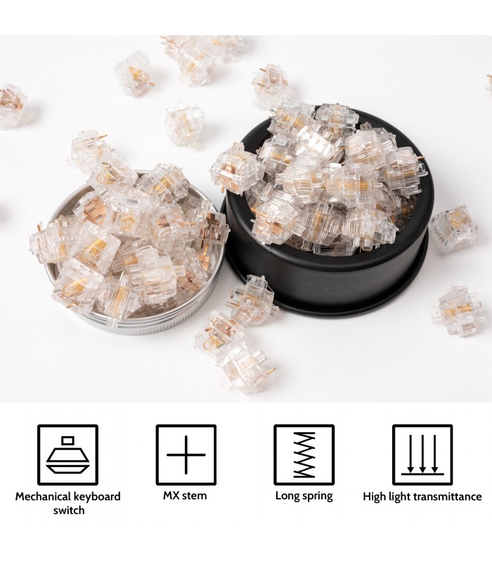 Kailh Clione Limacina Linear Switch 110pcs/Set