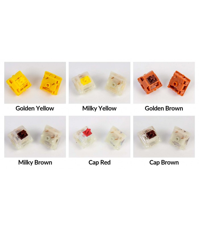 Gateron Cap V2 Switch 110pcs/Set Red 