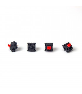 Gateron KS-3X Full Black Switch 110pcs/Set Red