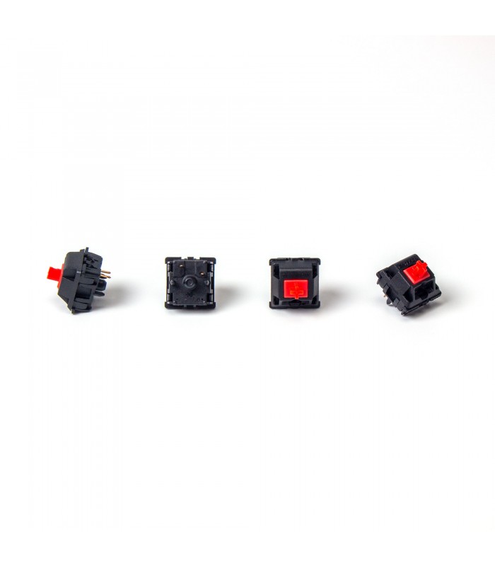Gateron KS-3X Full Black Switch 110pcs/Set Red