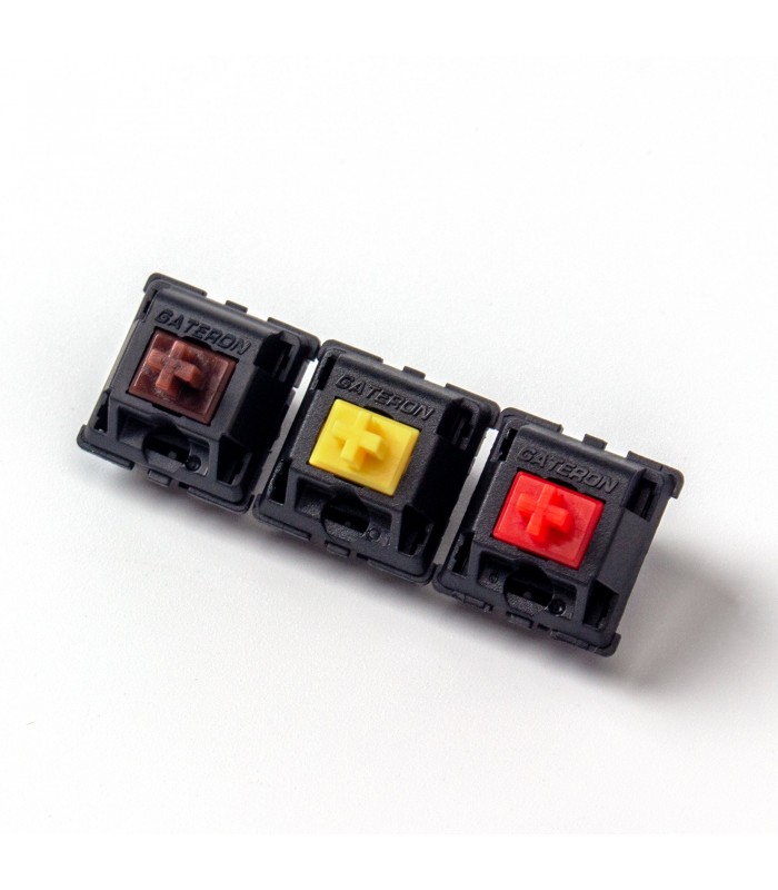 Gateron KS-3X Full Black Switch 110pcs/Set Red