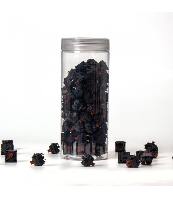 Gateron KS-3X Full Black Switch 110pcs/Set Brown