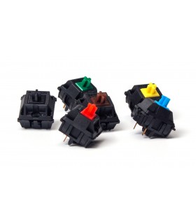 Gateron KS-3X Full Black Switch 110pcs/Set Yellow