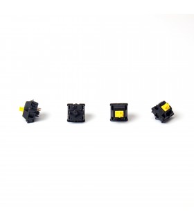 Gateron KS-3X Full Black Switch 110pcs/Set Yellow