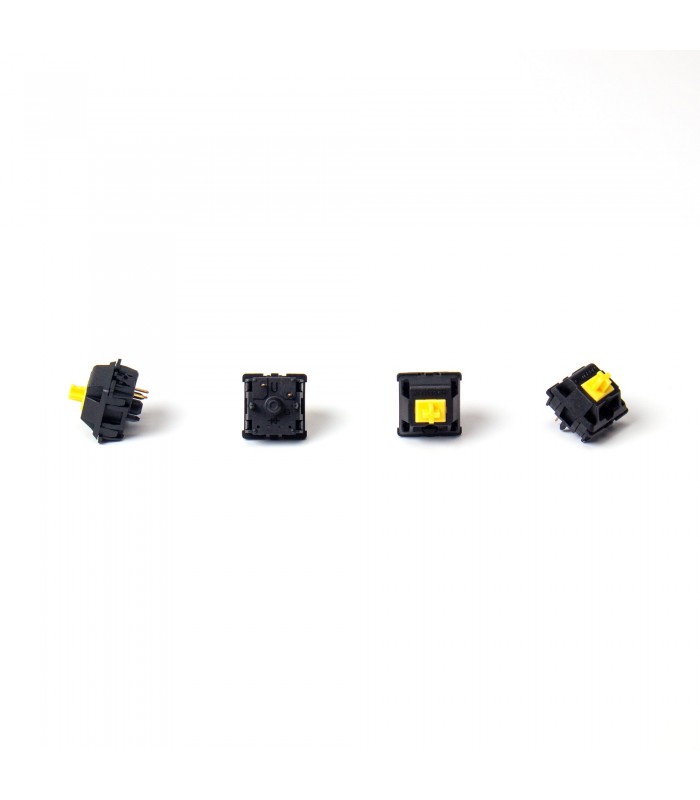 Gateron KS-3X Full Black Switch 110pcs/Set Yellow