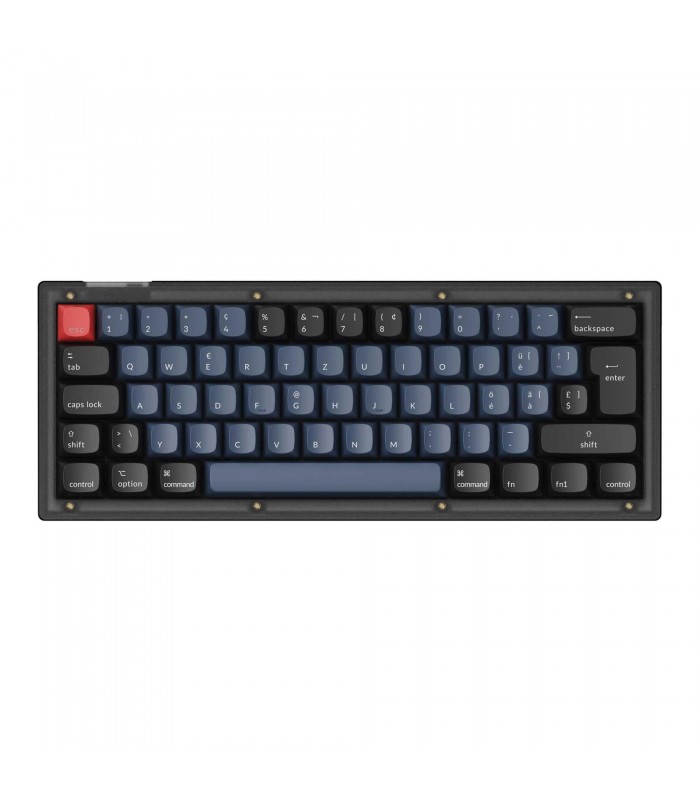 Keychron V4 Frosted Black QMK Brown Switch (CH)