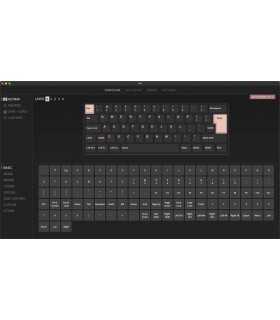 Keychron V4 Frosted Black QMK Brown Switch (CH)