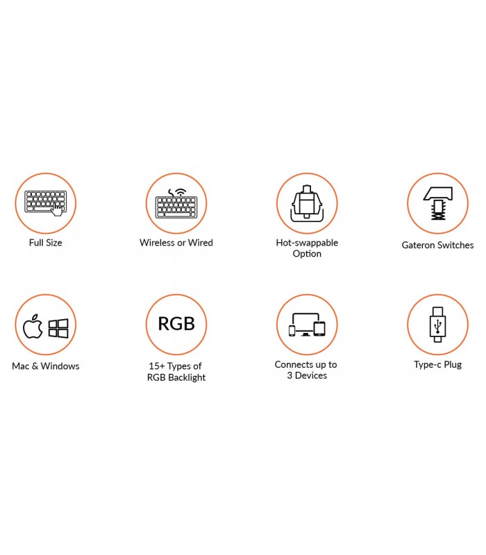 Keychron K10 Hot-Swap Brown Switch RGB (CH)