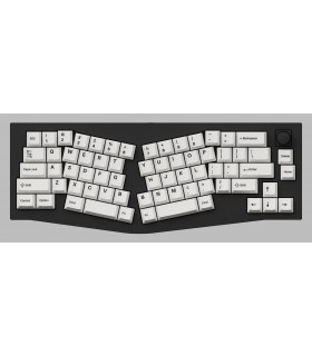 Keychron PBT Black on White  Full Set Keycaps (US)