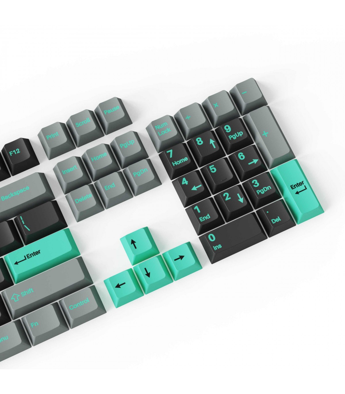 Keychron PBT Hacker Mint Full Set Keycaps (US)