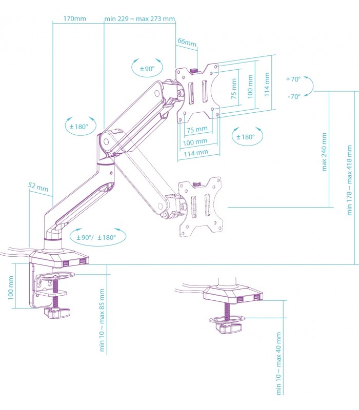 Ultradesk BRANCH Single