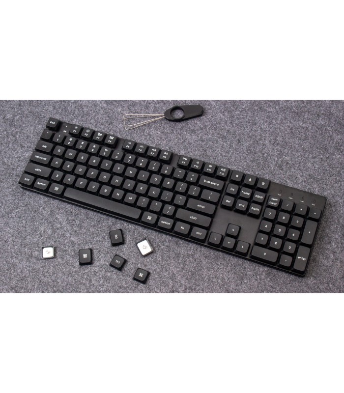 Keychron PBT Low Profile Keycap Set Black