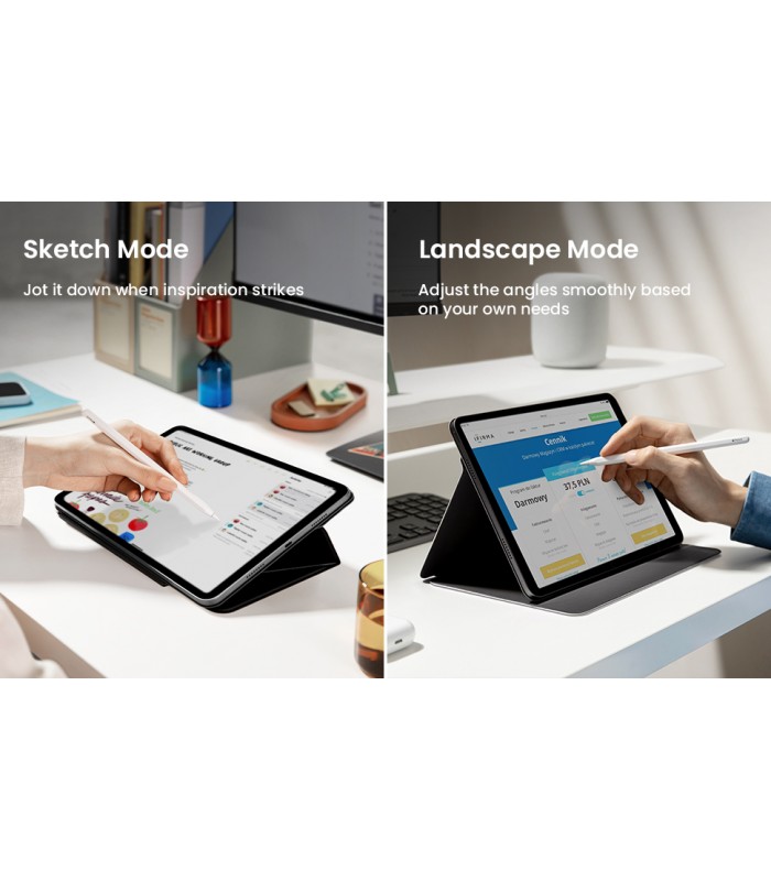 tomtoc B02 (12.9") Inspire 4-Mode Folio, Black