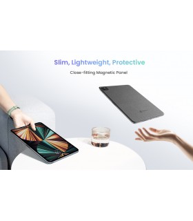 tomtoc B02 (12.9") Inspire 4-Mode Folio, Black