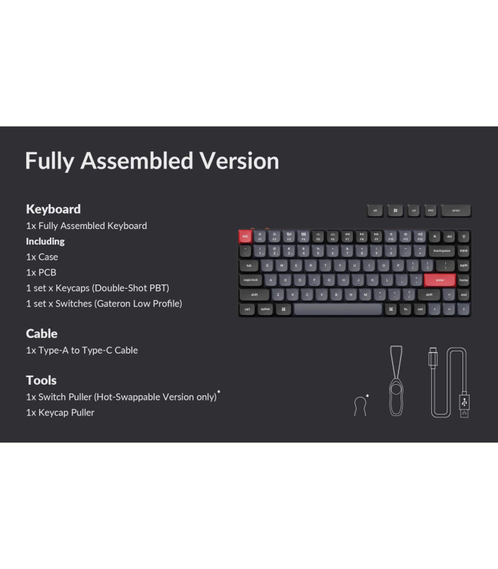 Keychron K3 Pro Red Switch RGB (US)