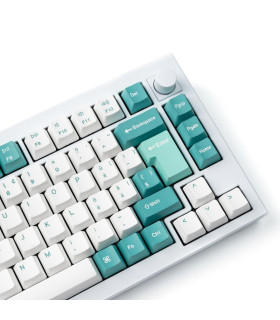 Keychron PBT White Mint Full Set Keycaps (CH)