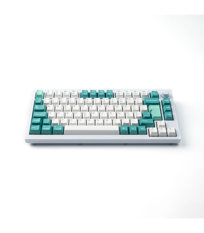 Keychron PBT White Mint Full Set Keycaps (CH)