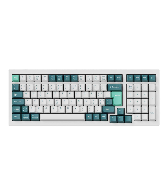 Keychron PBT White Mint Full Set Keycaps (CH)