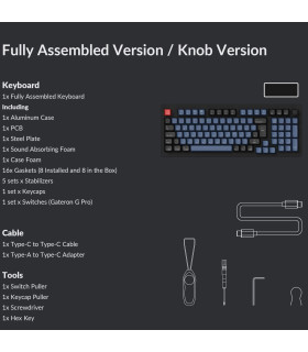 Keychron Q5 Black QMK Brown Switch (CH) w/Knob