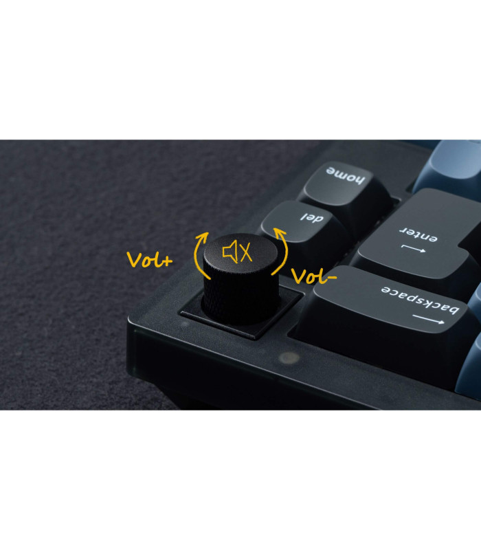 Keychron V2 Frosted Black Red Switch (CH) w/Knob