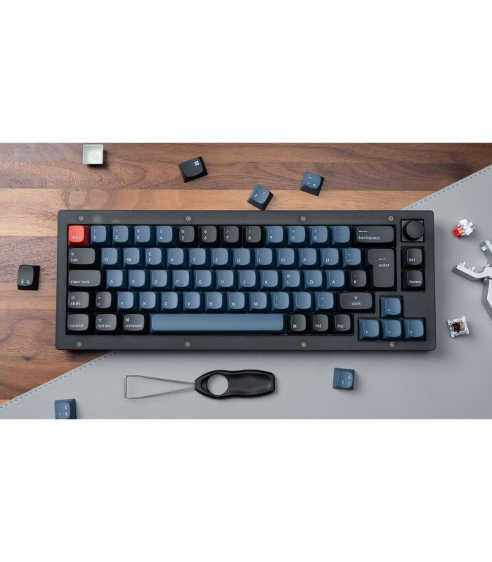 Keychron V2 Frosted Black Brown Switch (CH) w/Knob