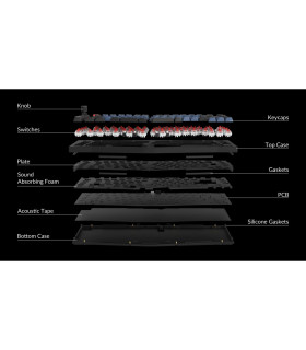 Keychron Q10 Black QMK Brown Switch (CH) w/Knob