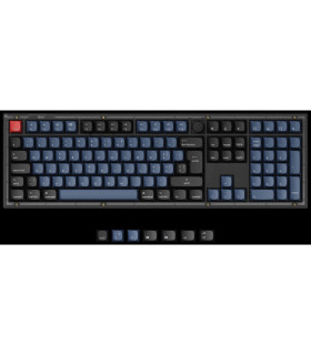 Keychron V6 Frosted Black Brown Switch (CH) w/Knob